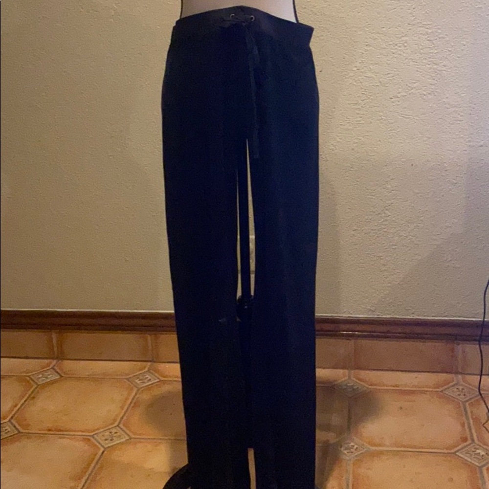 Juicy Couture Terry Cloth track pants Sz XL black